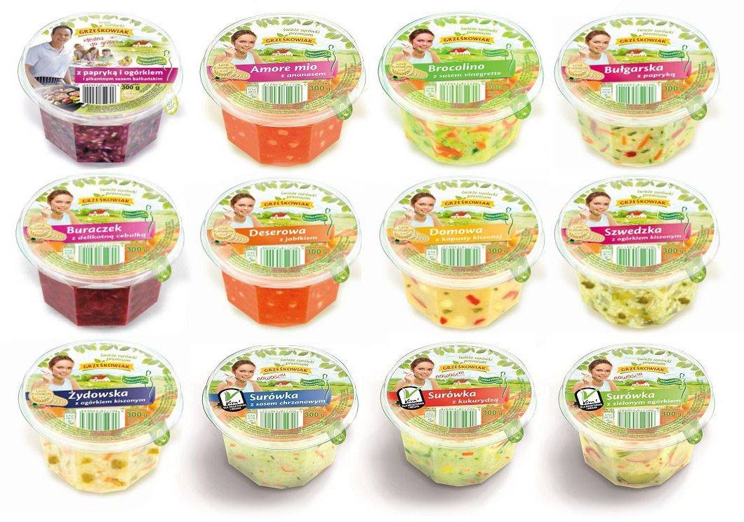 Świeże surówki od Grześkowiaka